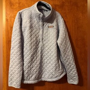 Vineyard Vines snap quilted pullover